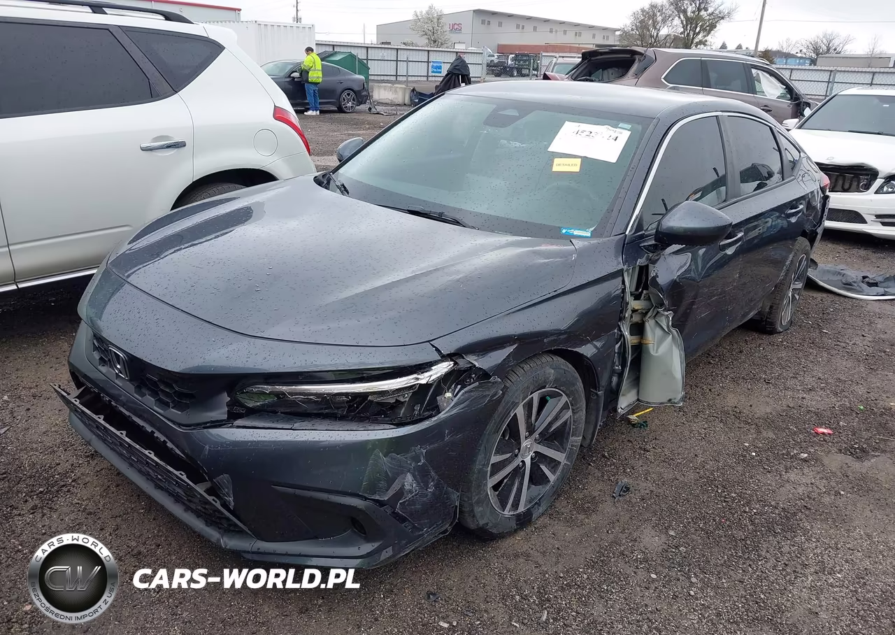 2023 Honda Civic Lx VIN:19XFL2H52PE024864 - 2