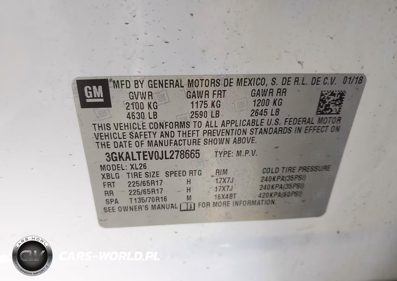 2018 GMC Terrain Sle VIN:3GKALTEV0JL278665 - 9