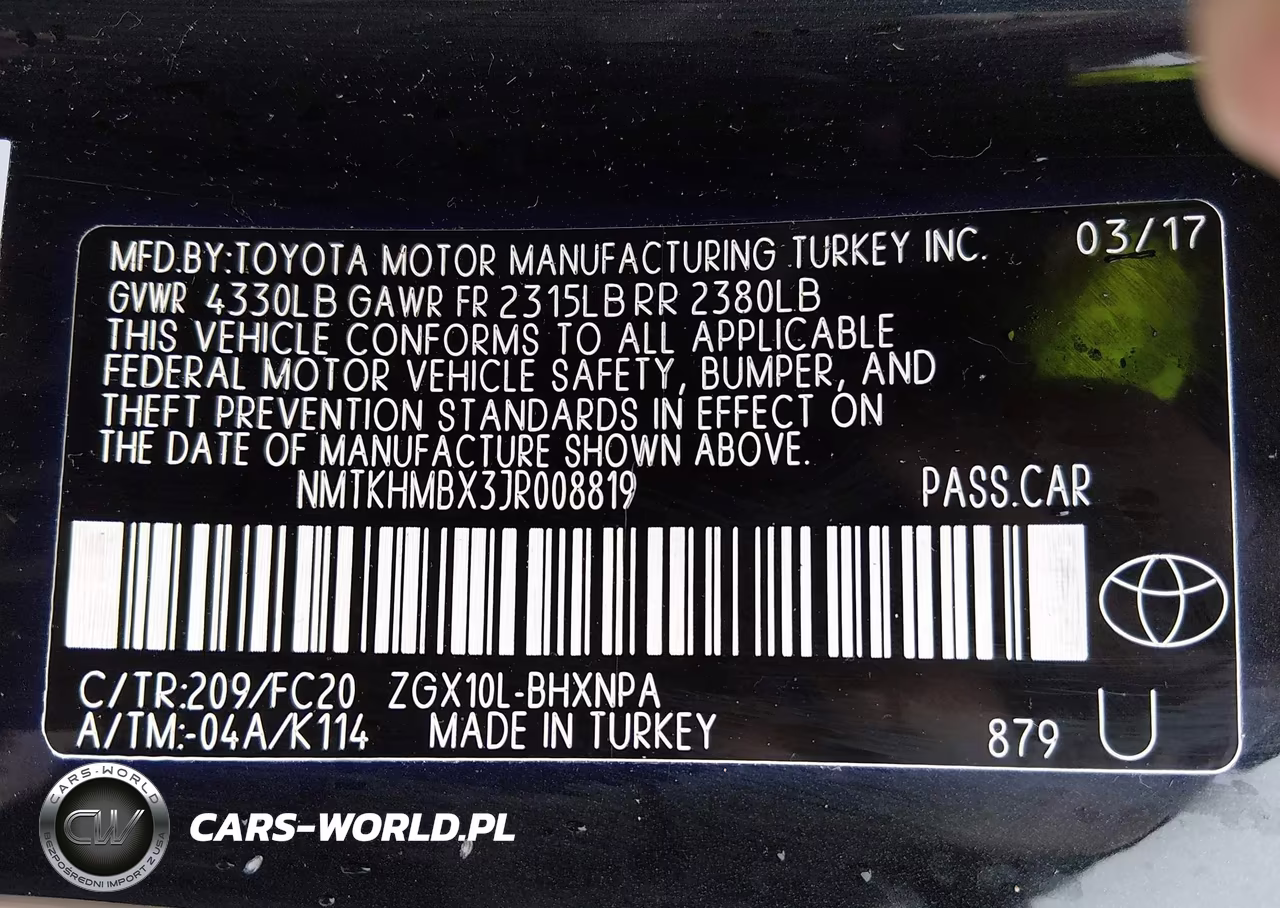 2018 Toyota C-Hr Xle VIN:NMTKHMBX3JR008819 - 9