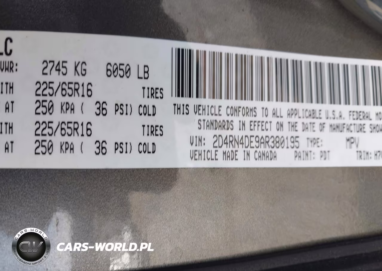 2010 Dodge Grand Caravan Se VIN:2D4RN4DE9AR380195 - 9