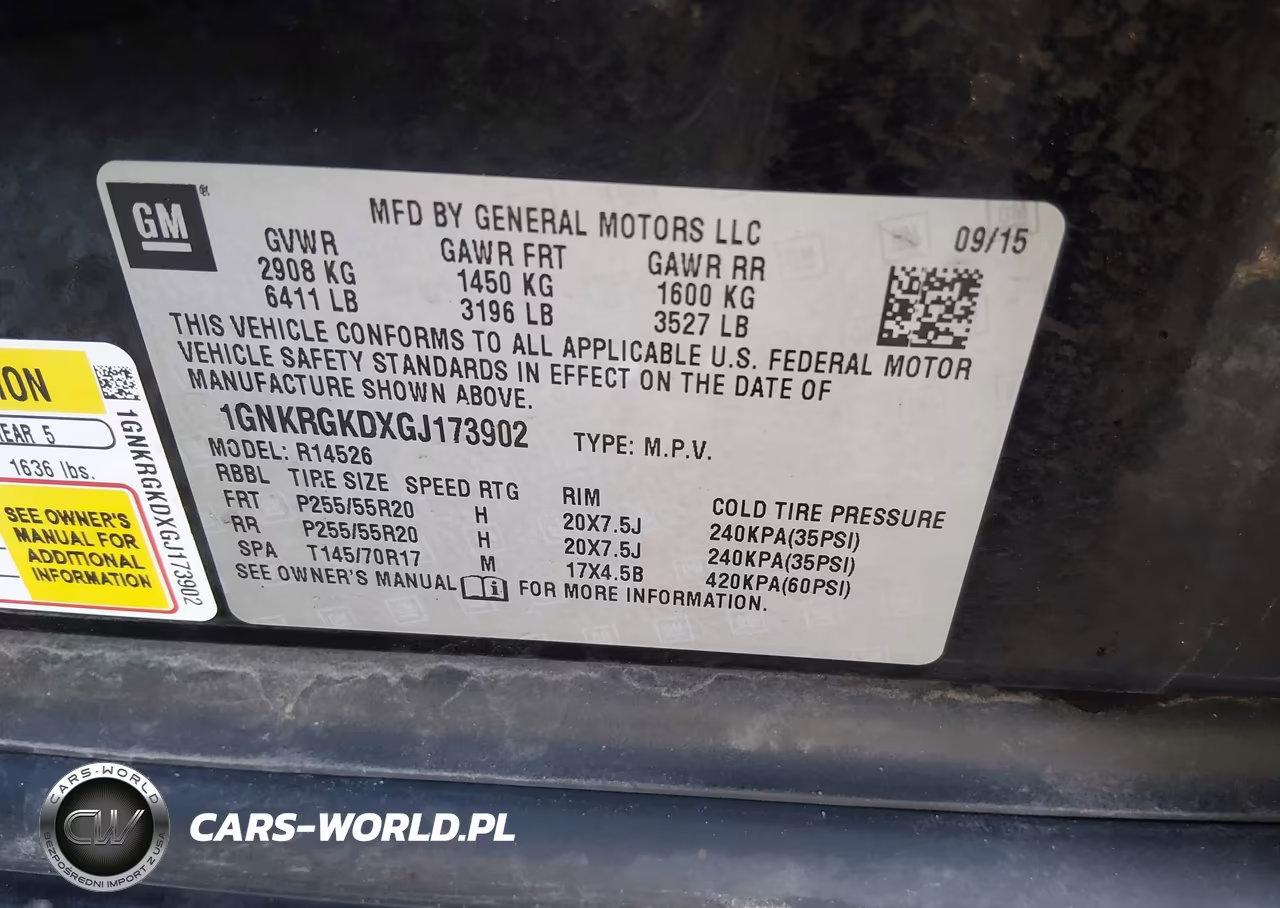2016 Chevrolet Traverse 1Lt VIN:1GNKRGKDXGJ173902 - 9