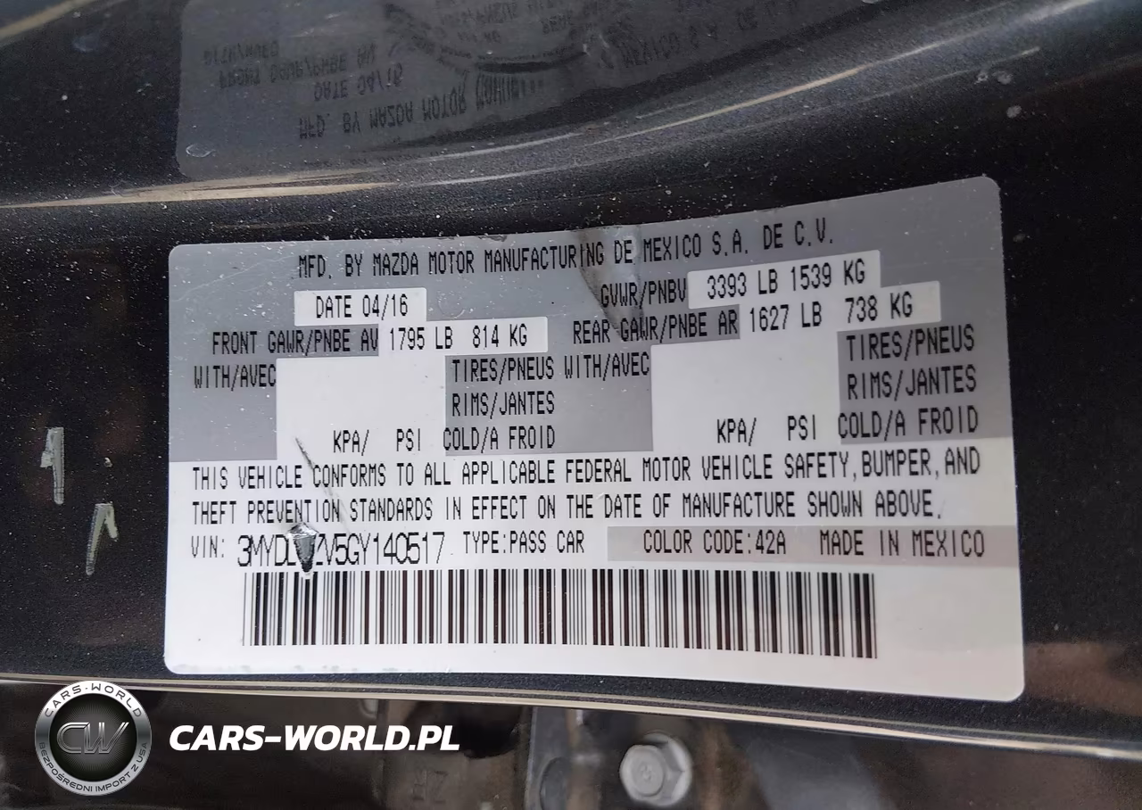 2016 Scion Ia VIN:3MYDLBZV5GY140517 - 9