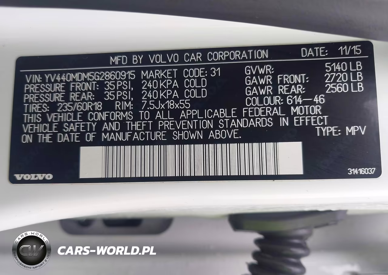 2016 Volvo Xc60 T5 Drive-E Platinum VIN:YV440MDM5G2860915 - 9