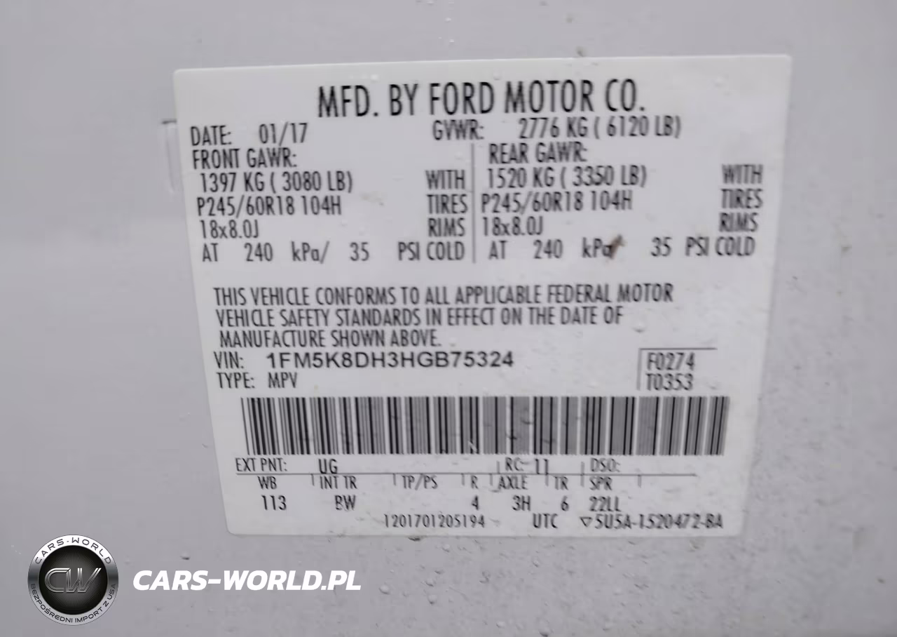 2017 Ford Explorer Xlt VIN:1FM5K8DH3HGB75324 - 9