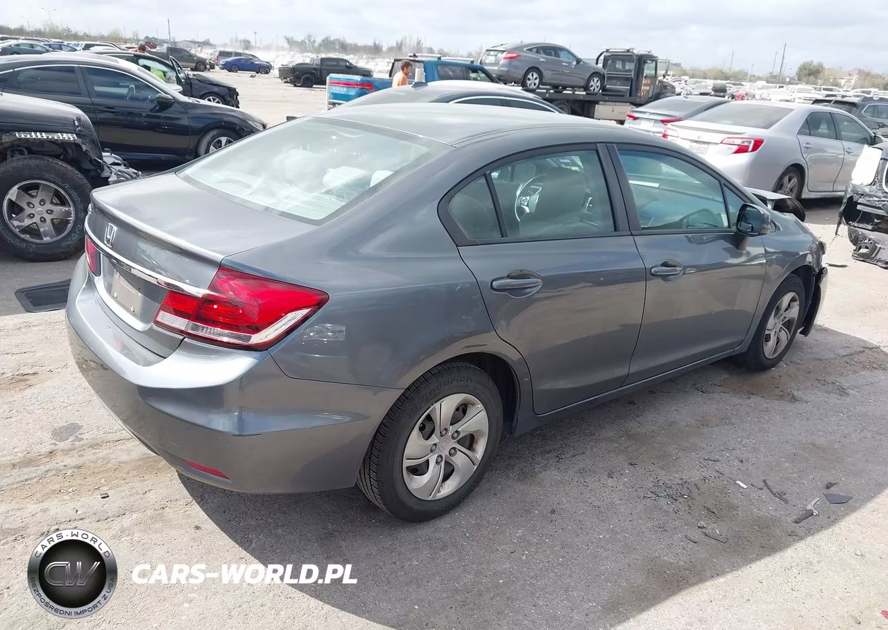 2013 Honda Civic Lx VIN:19XFB2F51DE228511 - 4