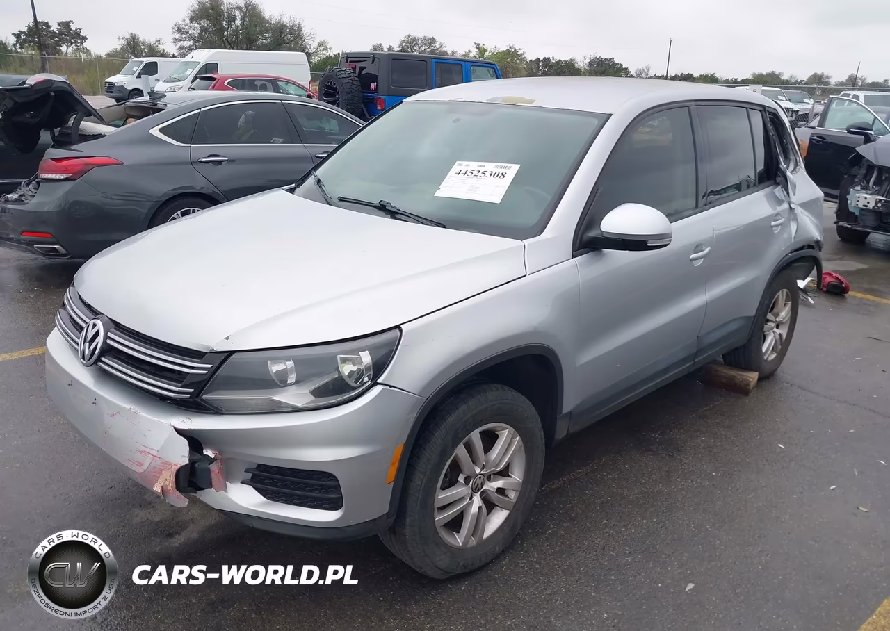 2014 Volkswagen Tiguan S VIN:WVGAV3AX2EW579009 - 2
