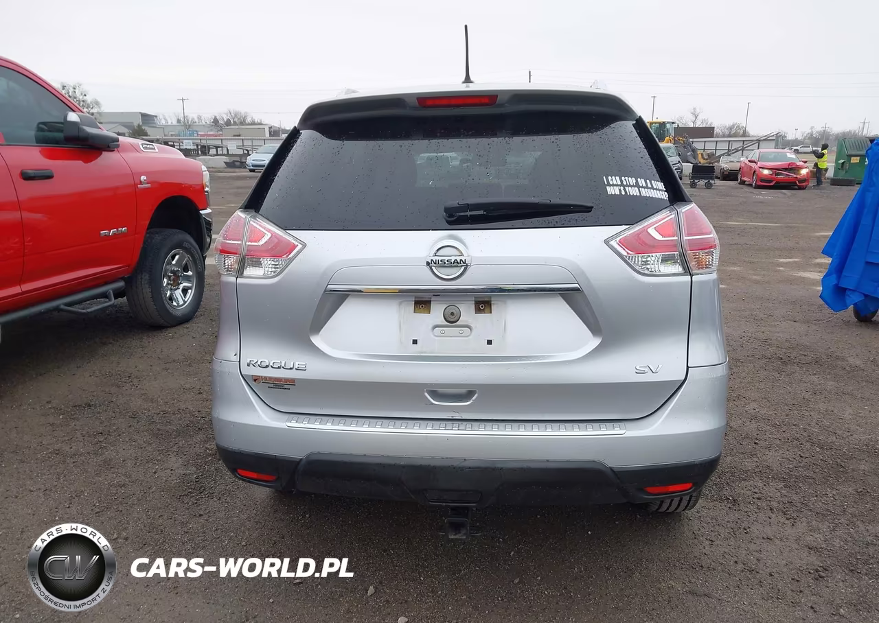 2016 Nissan Rogue Sv VIN:KNMAT2MT8GP631916 - 16