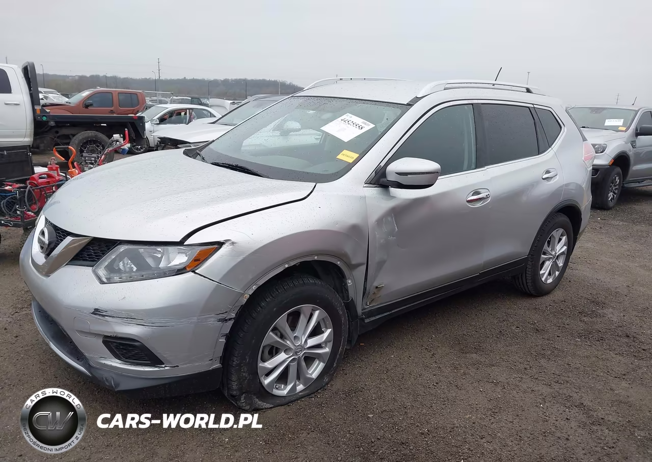 2016 Nissan Rogue Sv VIN:KNMAT2MT8GP631916 - 2