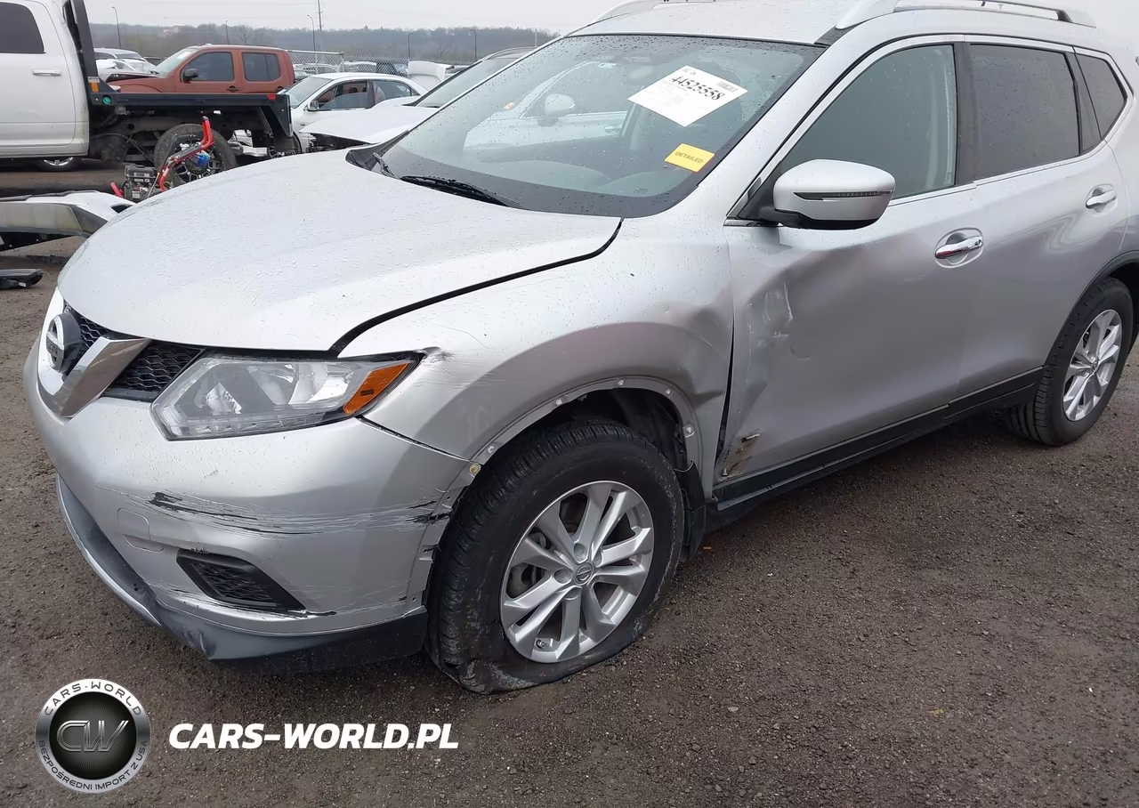 2016 Nissan Rogue Sv VIN:KNMAT2MT8GP631916 - 6
