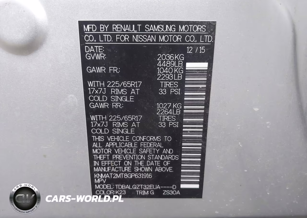 2016 Nissan Rogue Sv VIN:KNMAT2MT8GP631916 - 9