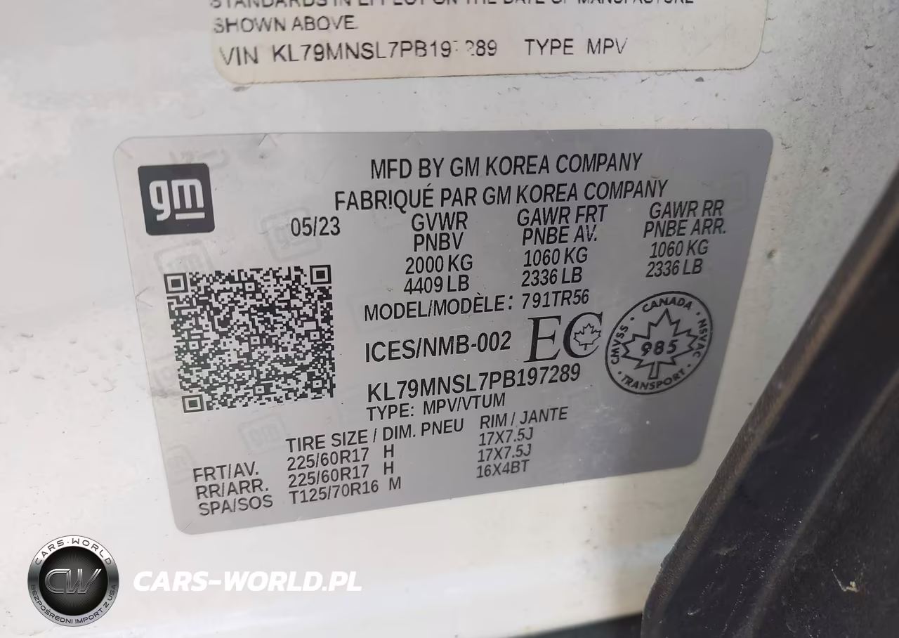 2023 Chevrolet Trailblazer Ls VIN:KL79MNSL7PB197289 - 9