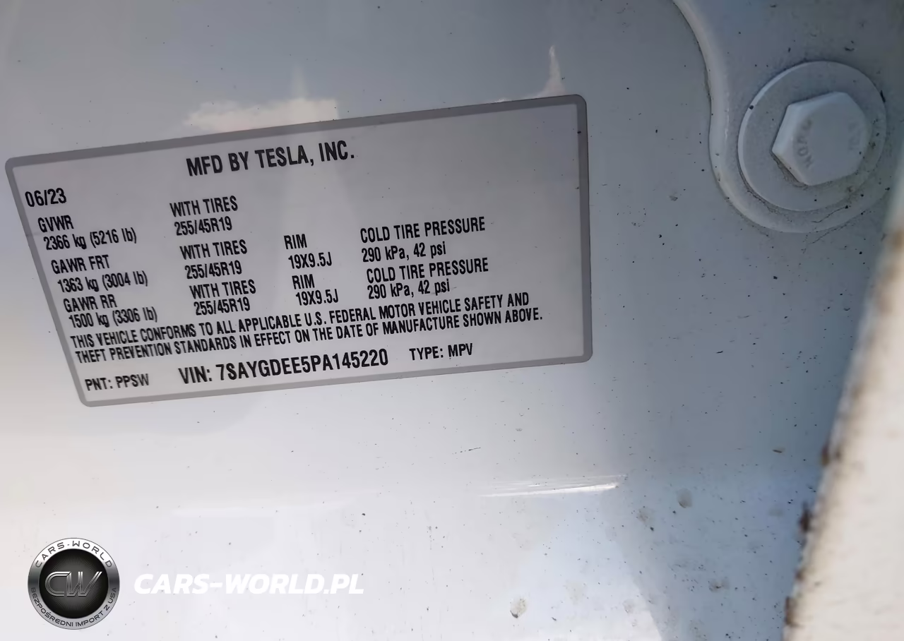 2023 Tesla Model Y VIN:7SAYGDEE5PA145220 - 9