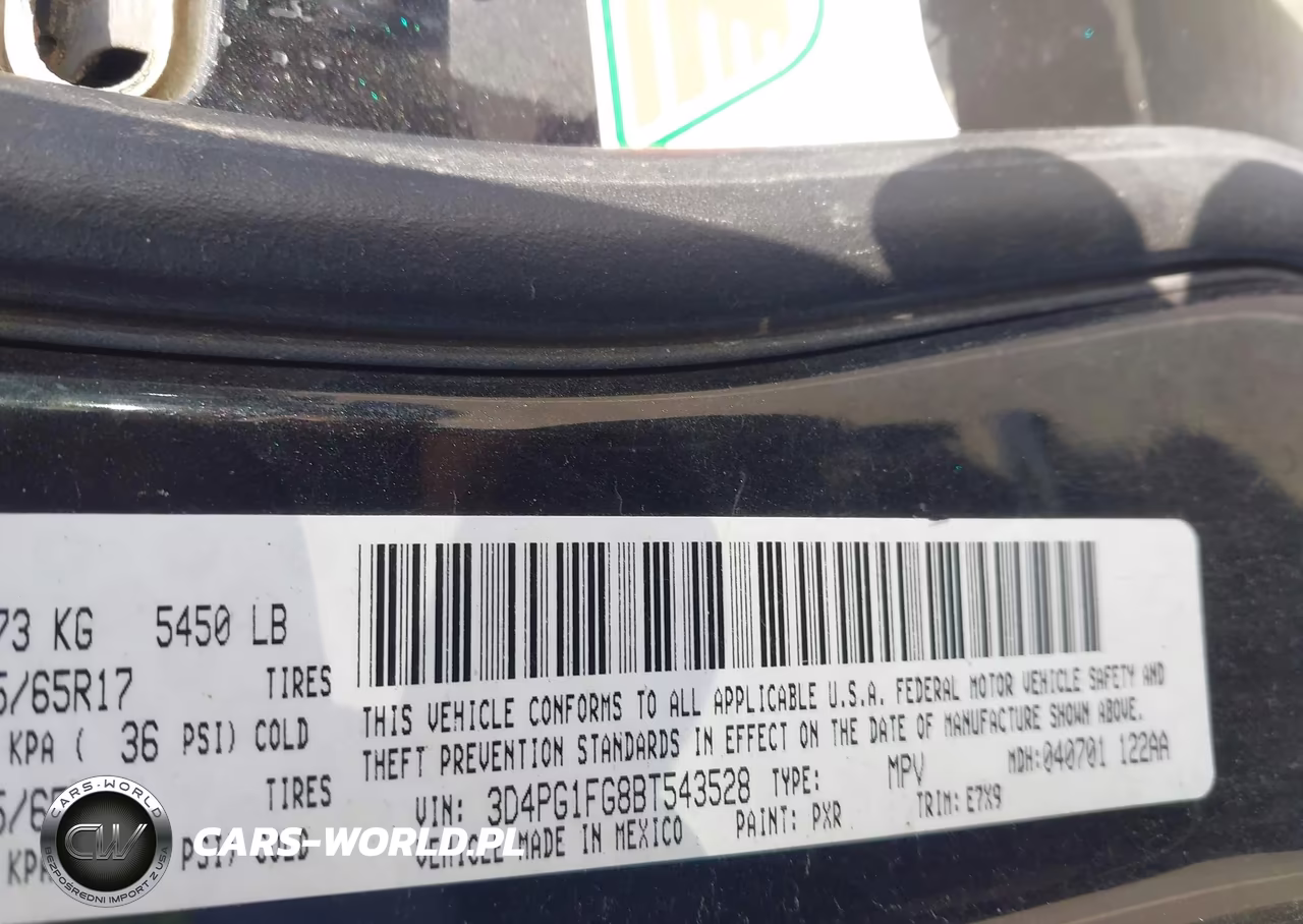 2011 Dodge Journey Mainstreet VIN:3D4PG1FG8BT543528 - 9