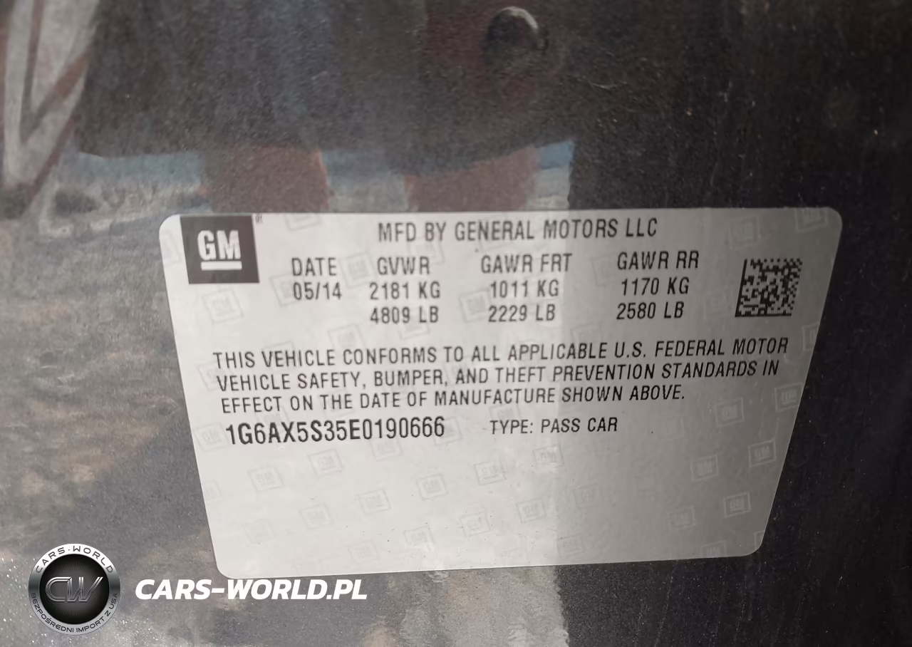 2014 Cadillac Cts Luxury VIN:1G6AX5S35E0190666 - 9