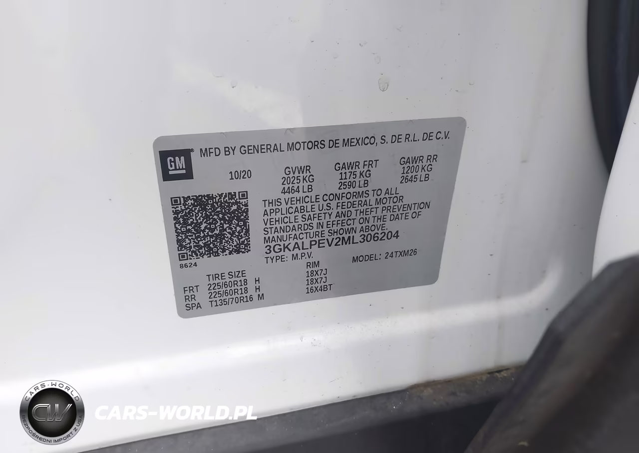 2021 GMC Terrain Fwd Slt VIN:3GKALPEV2ML306204 - 9