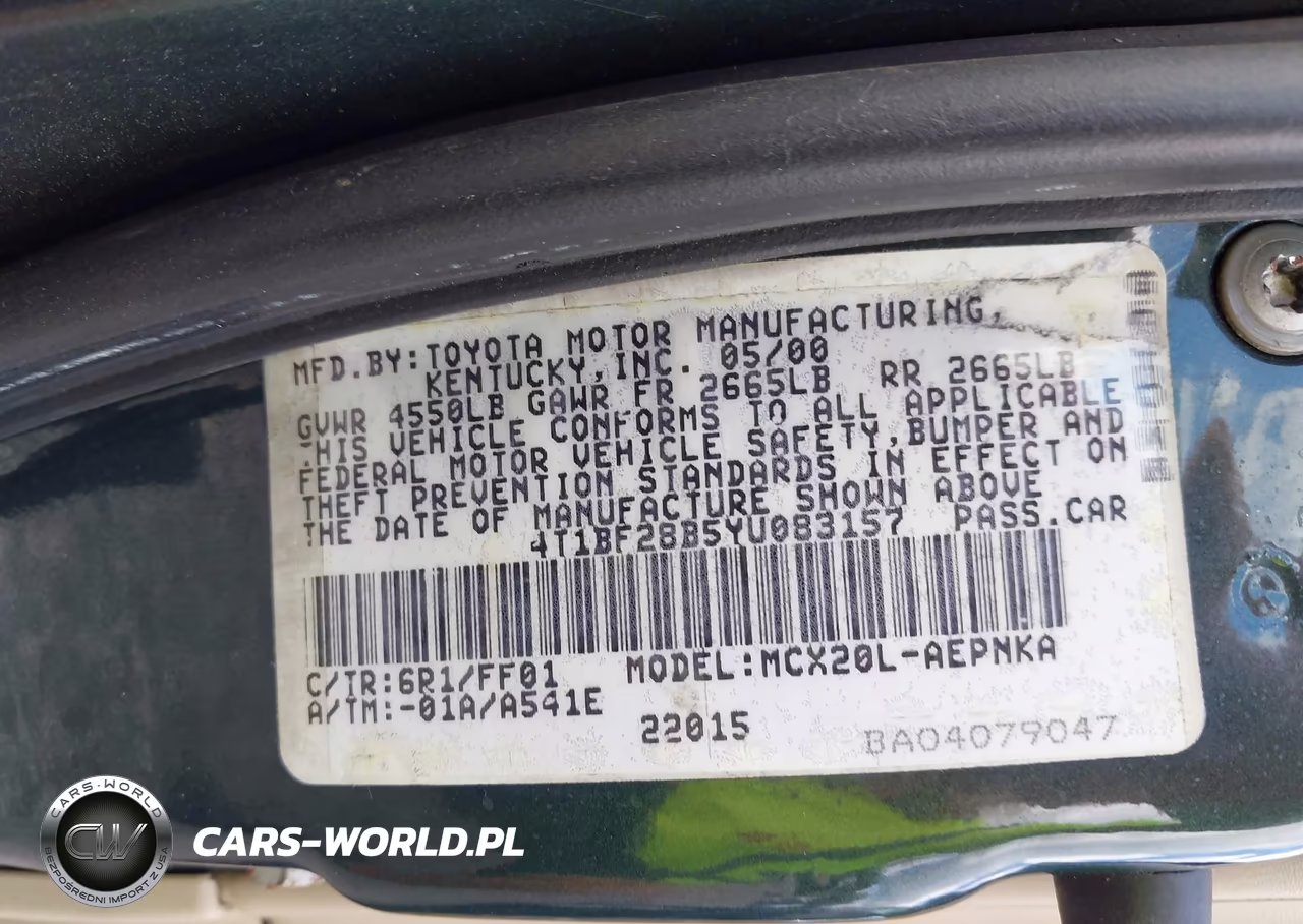 2000 Toyota Avalon Xl VIN:4T1BF28B5YU083157 - 9