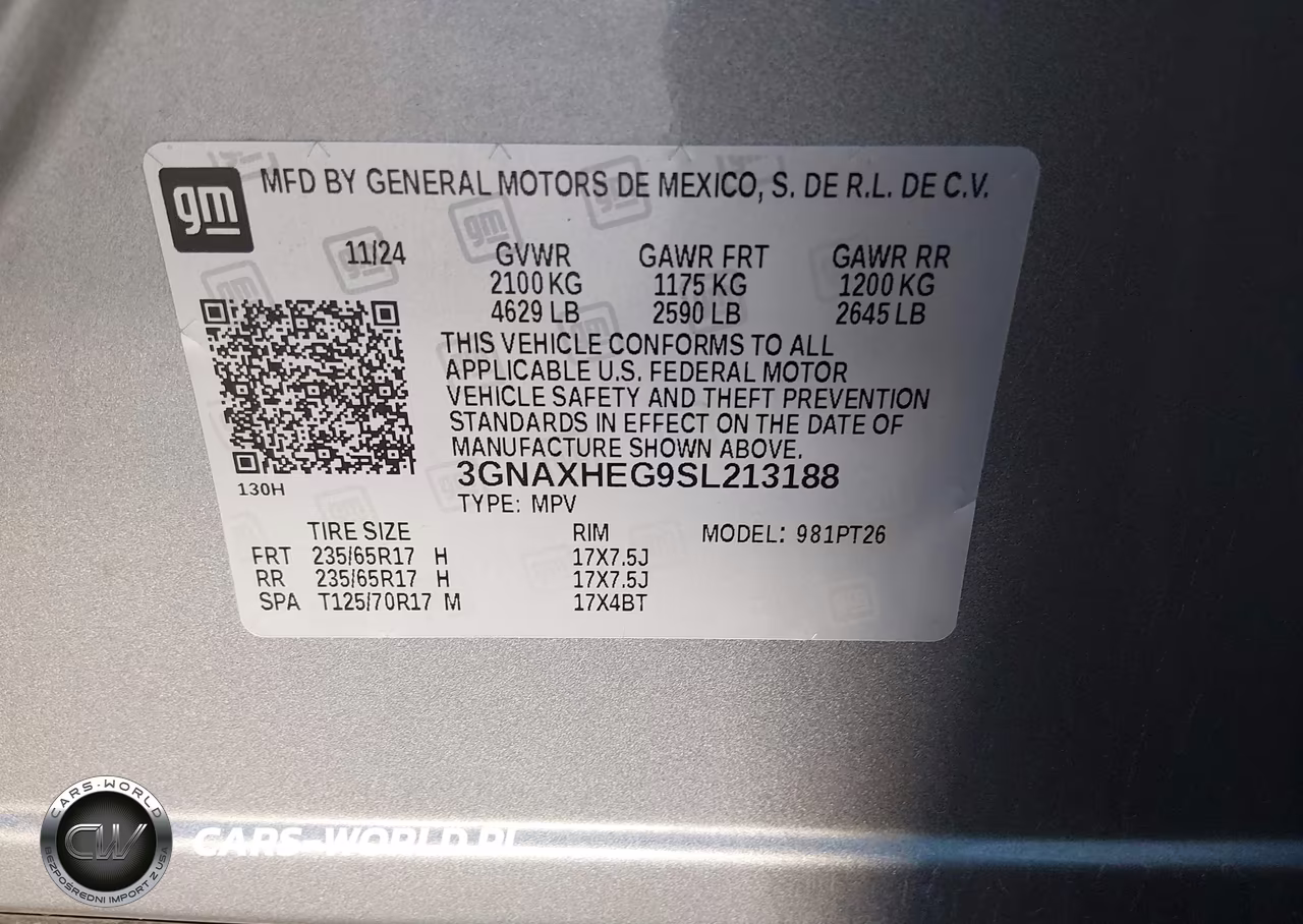 2025 Chevrolet Equinox Fwd Lt VIN:3GNAXHEG9SL213188 - 9