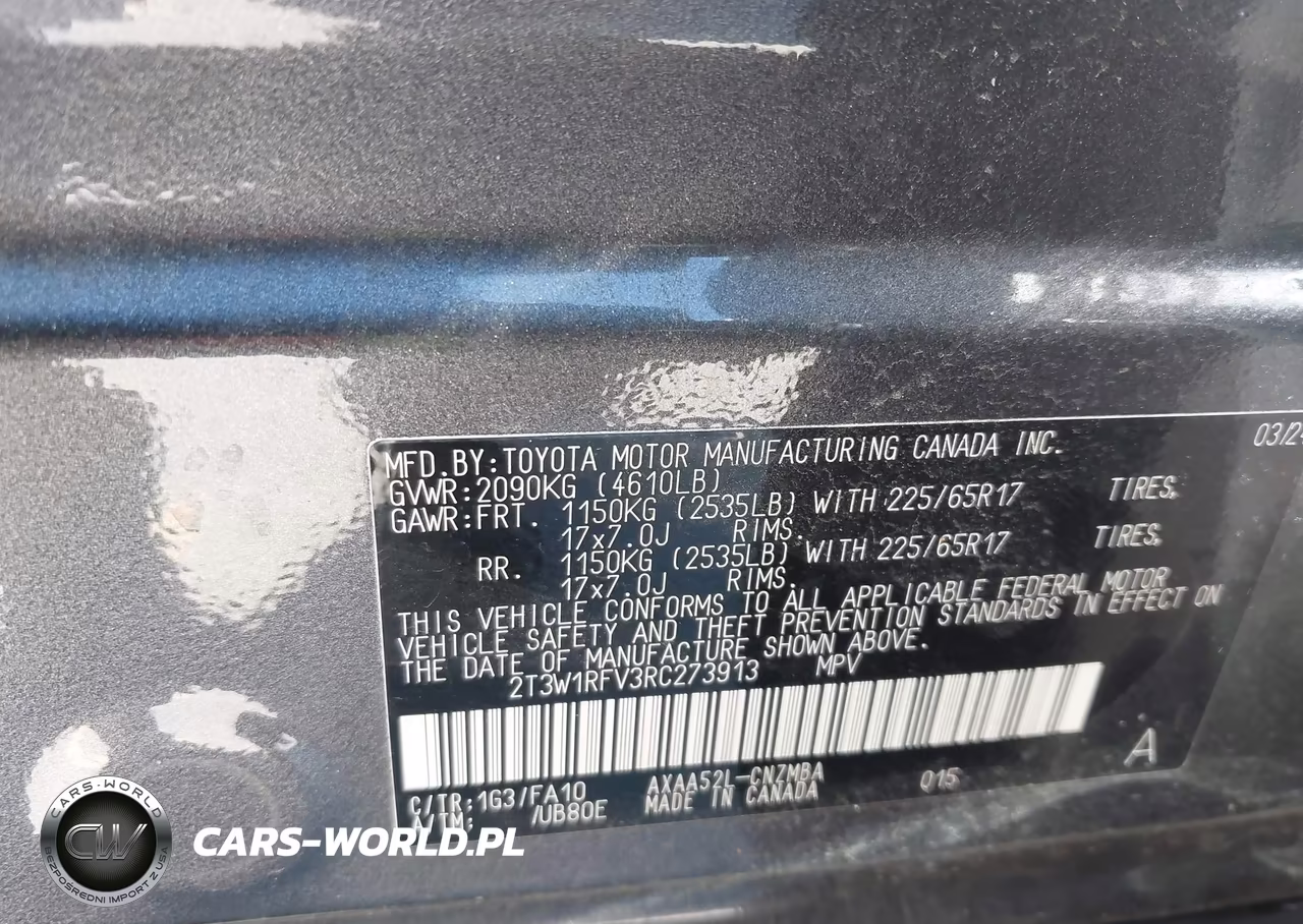 2024 Toyota Rav4 Xle VIN:2T3W1RFV3RC273913 - 9