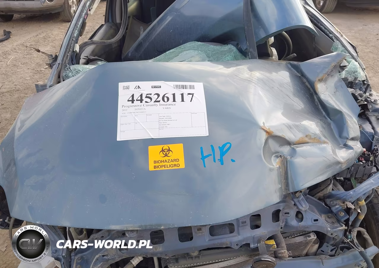 2012 Toyota Yaris VIN:JTDBT4K3XCL020323 - 10