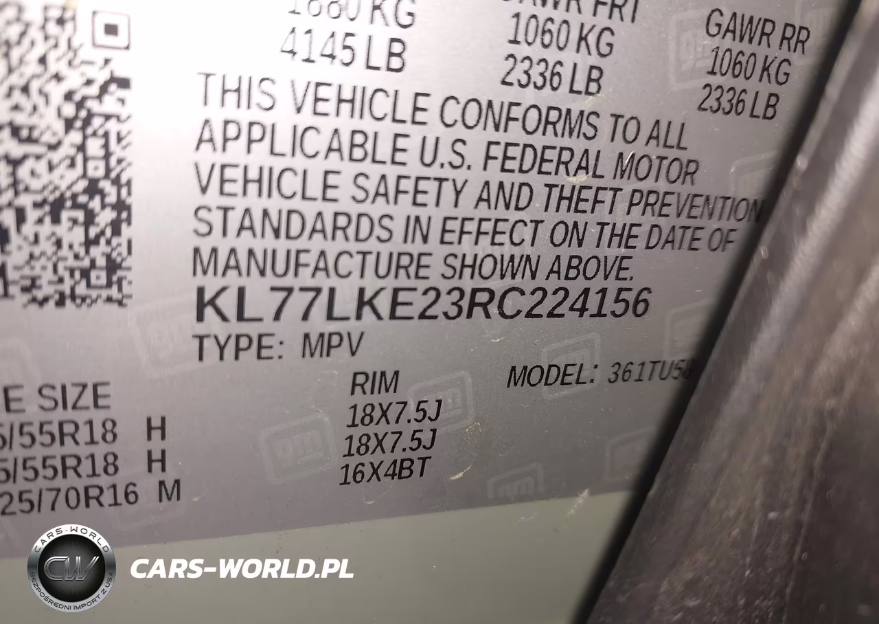 2024 Chevrolet Trax Fwd Activ VIN:KL77LKE23RC224156 - 9