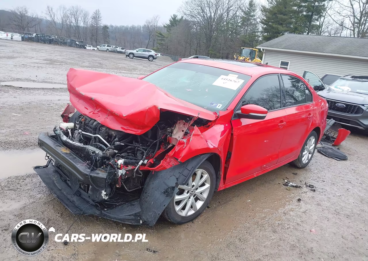 2012 Volkswagen Jetta 2.5L Se VIN:3VWDP7AJ4CM384635 - 2
