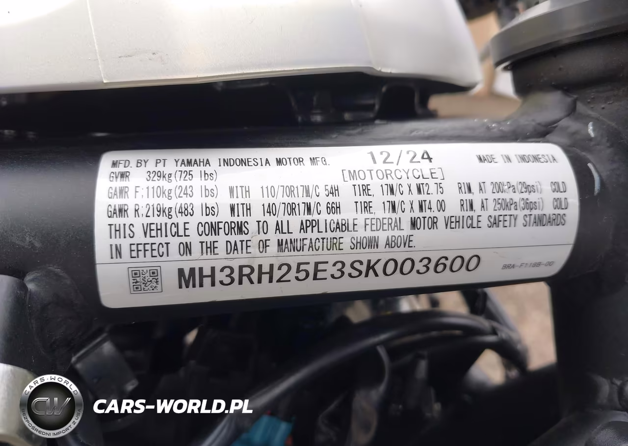 2025 Yamaha Yfz320 A VIN:MH3RH25E3SK003600 - 10
