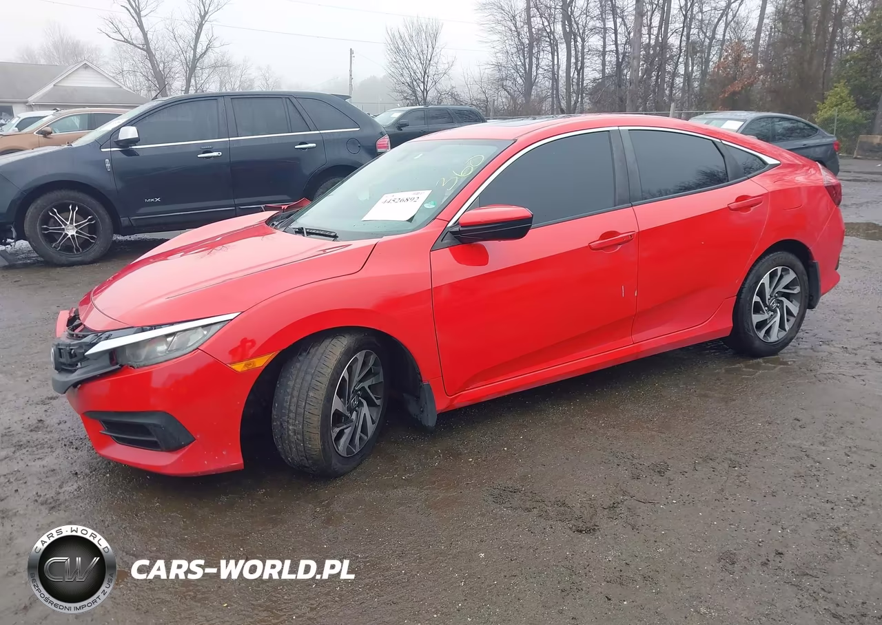 2016 Honda Civic Ex VIN:2HGFC2F73GH549622 - 2