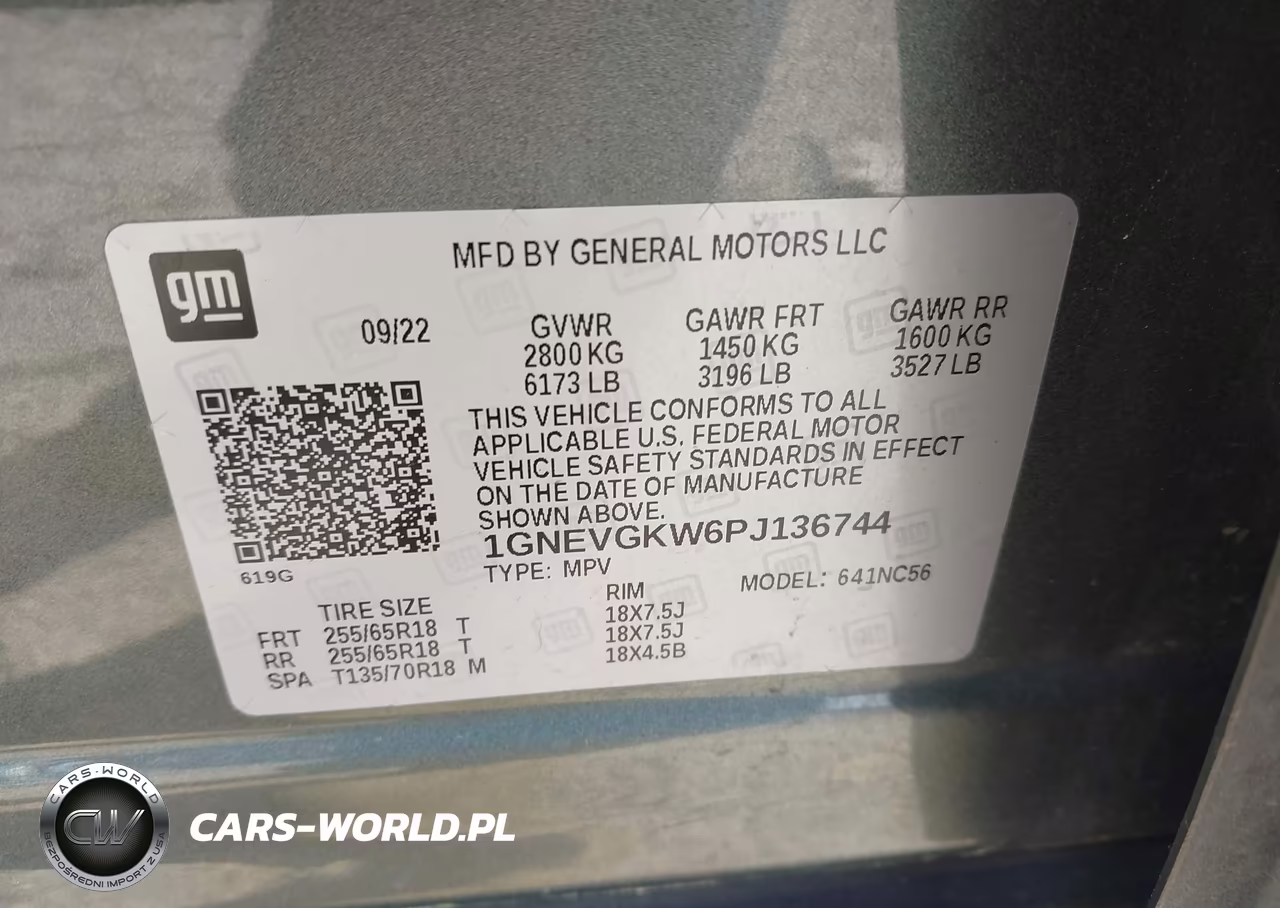 2023 Chevrolet Traverse Awd Lt Cloth VIN:1GNEVGKW6PJ136744 - 9
