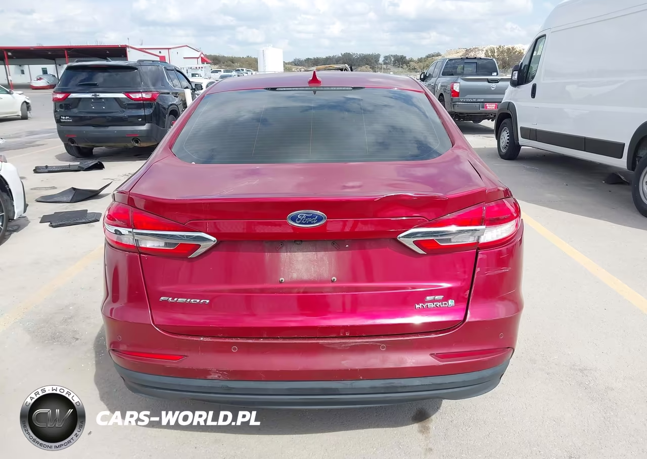 2019 Ford Fusion Hybrid Se VIN:3FA6P0LU7KR242037 - 16