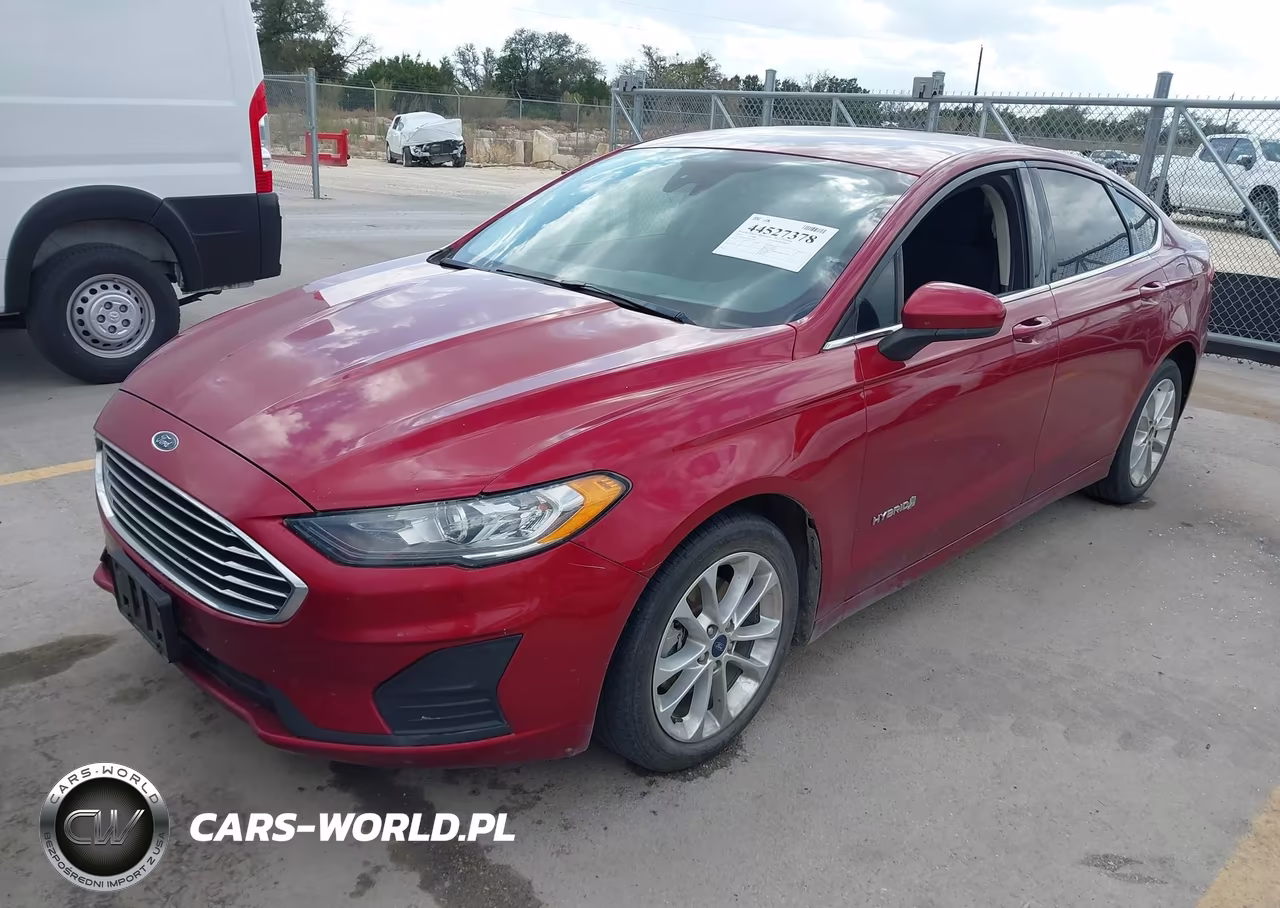 2019 Ford Fusion Hybrid Se VIN:3FA6P0LU7KR242037 - 2
