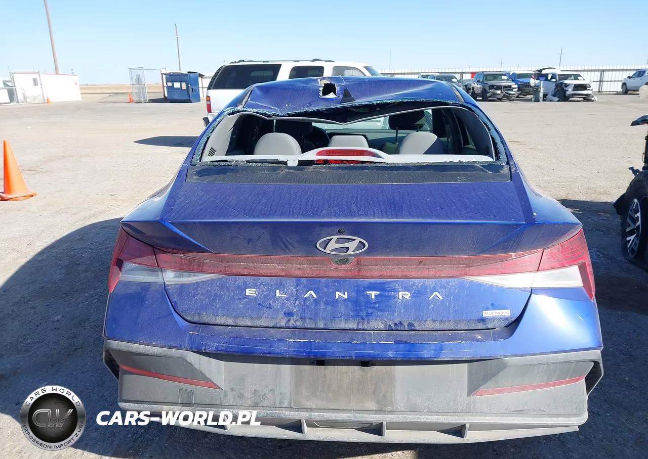 2024 Hyundai Elantra Hybrid Blue VIN:KMHLM4DJ3RU106097 - 17