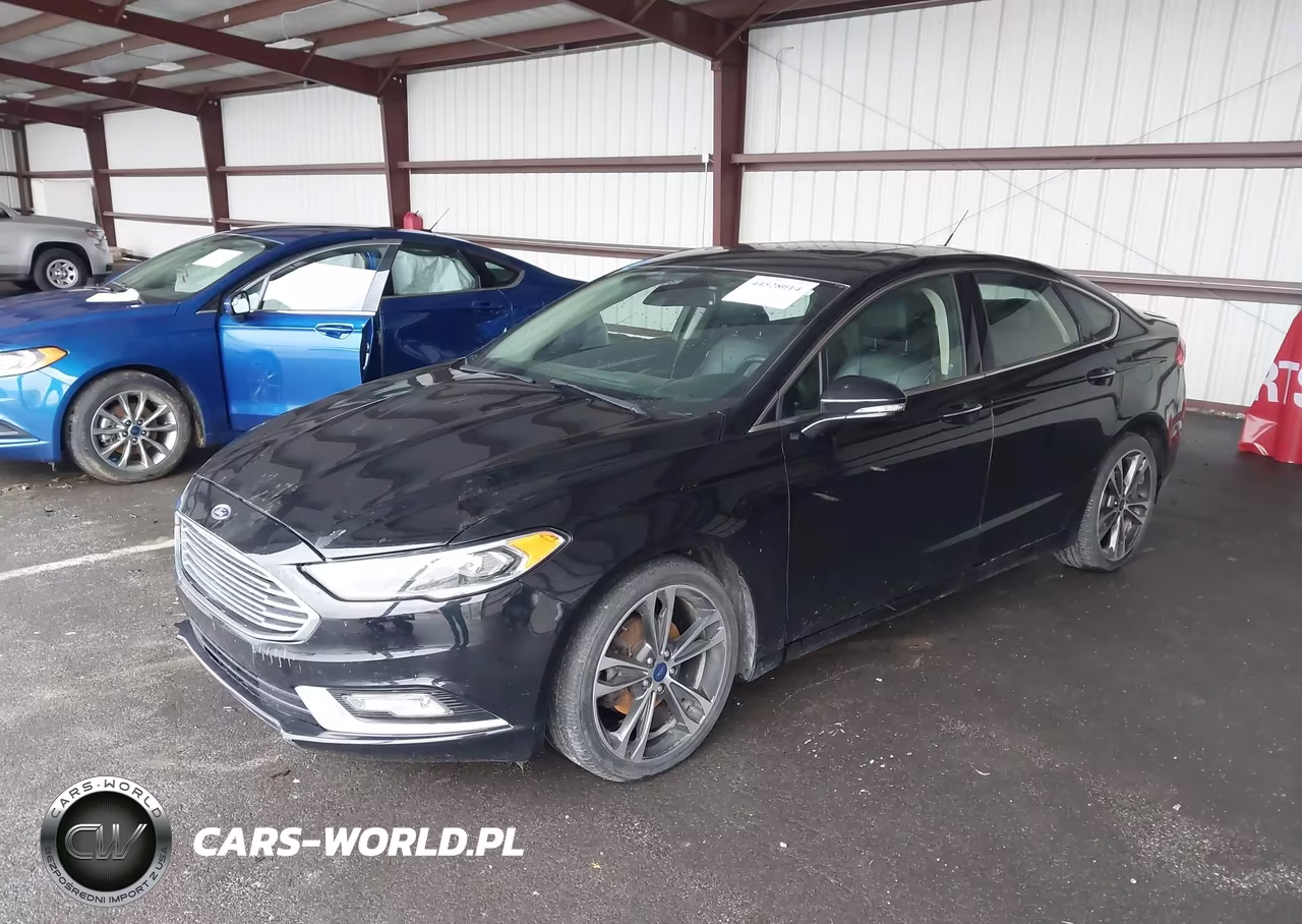 2017 Ford Fusion Titanium VIN:3FA6P0D9XHR227616 - 2
