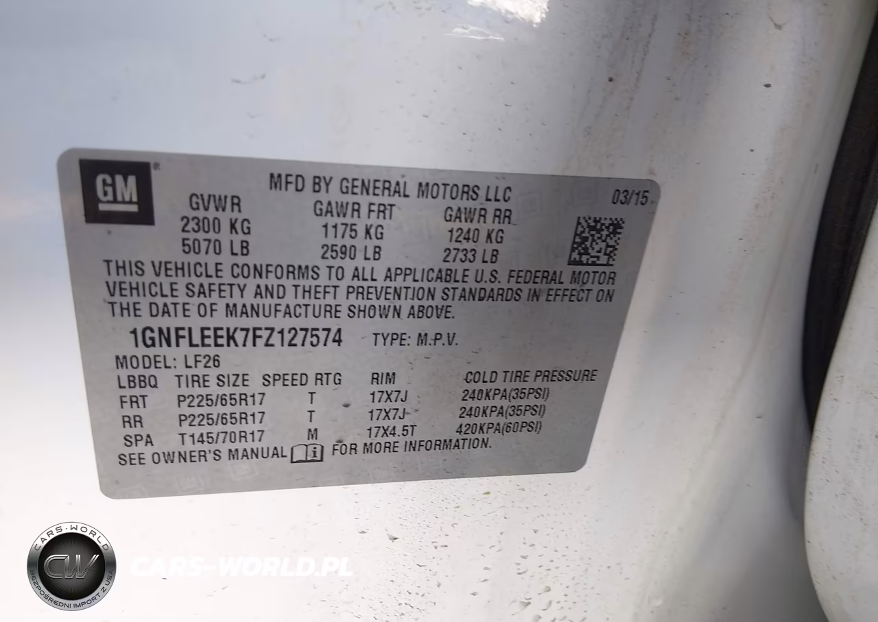 2015 Chevrolet Equinox Ls VIN:1GNFLEEK7FZ127574 - 9
