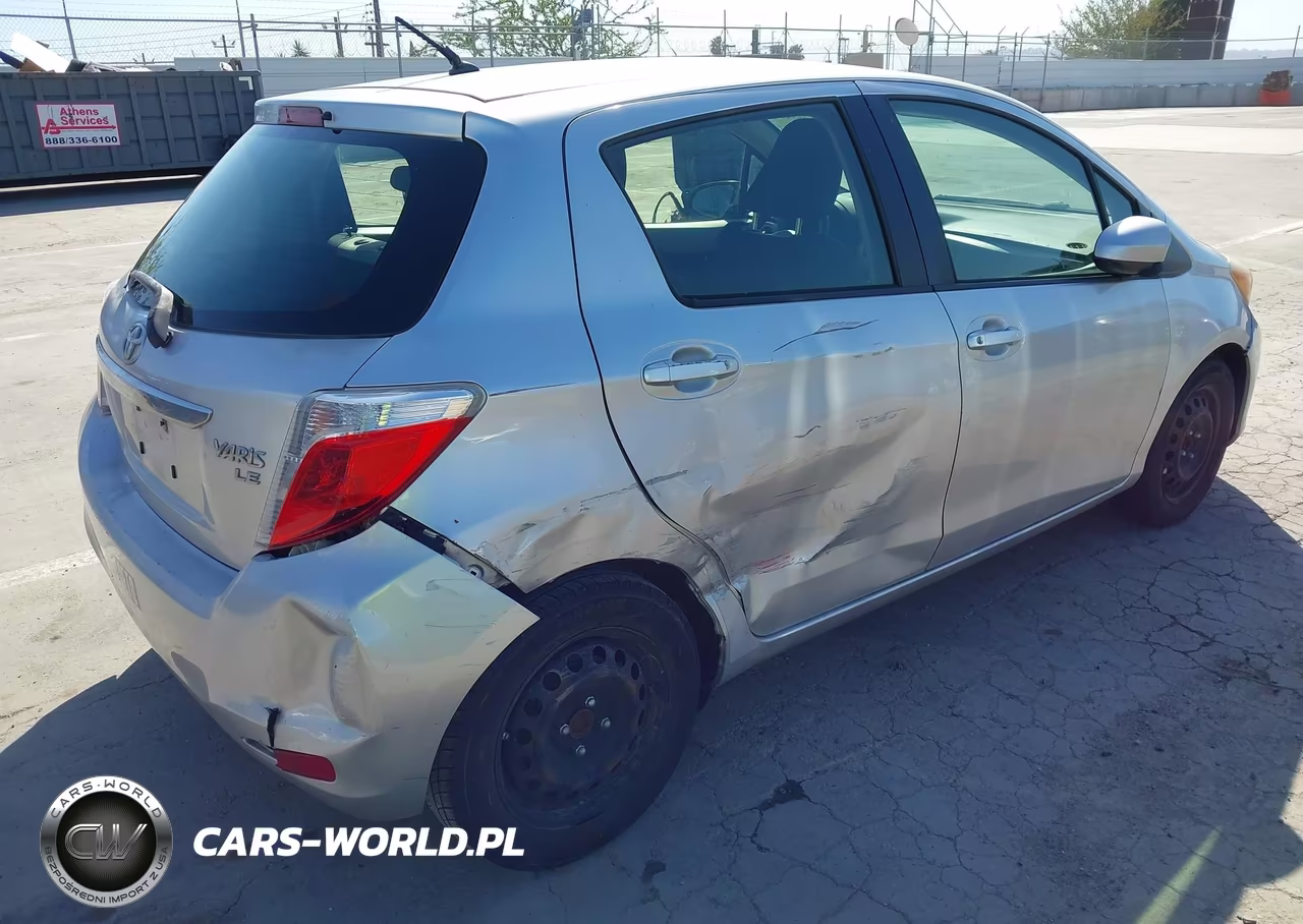 2014 Toyota Yaris Le (Tmc-Cbu Plant) VIN:JTDKTUD34ED580851 - 4
