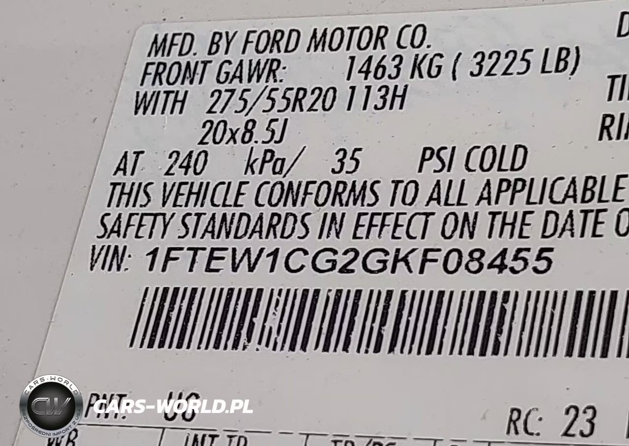 2016 Ford F-150 Lariat VIN:1FTEW1CG2GKF08455 - 9