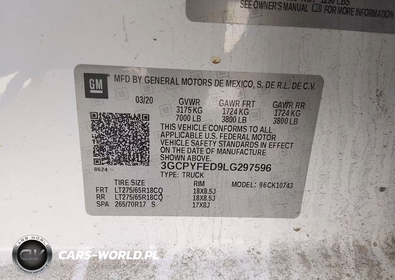 2020 Chevrolet Silverado 1500 4Wd Standard Bed Lt Trail Boss VIN:3GCPYFED9LG297596 - 9