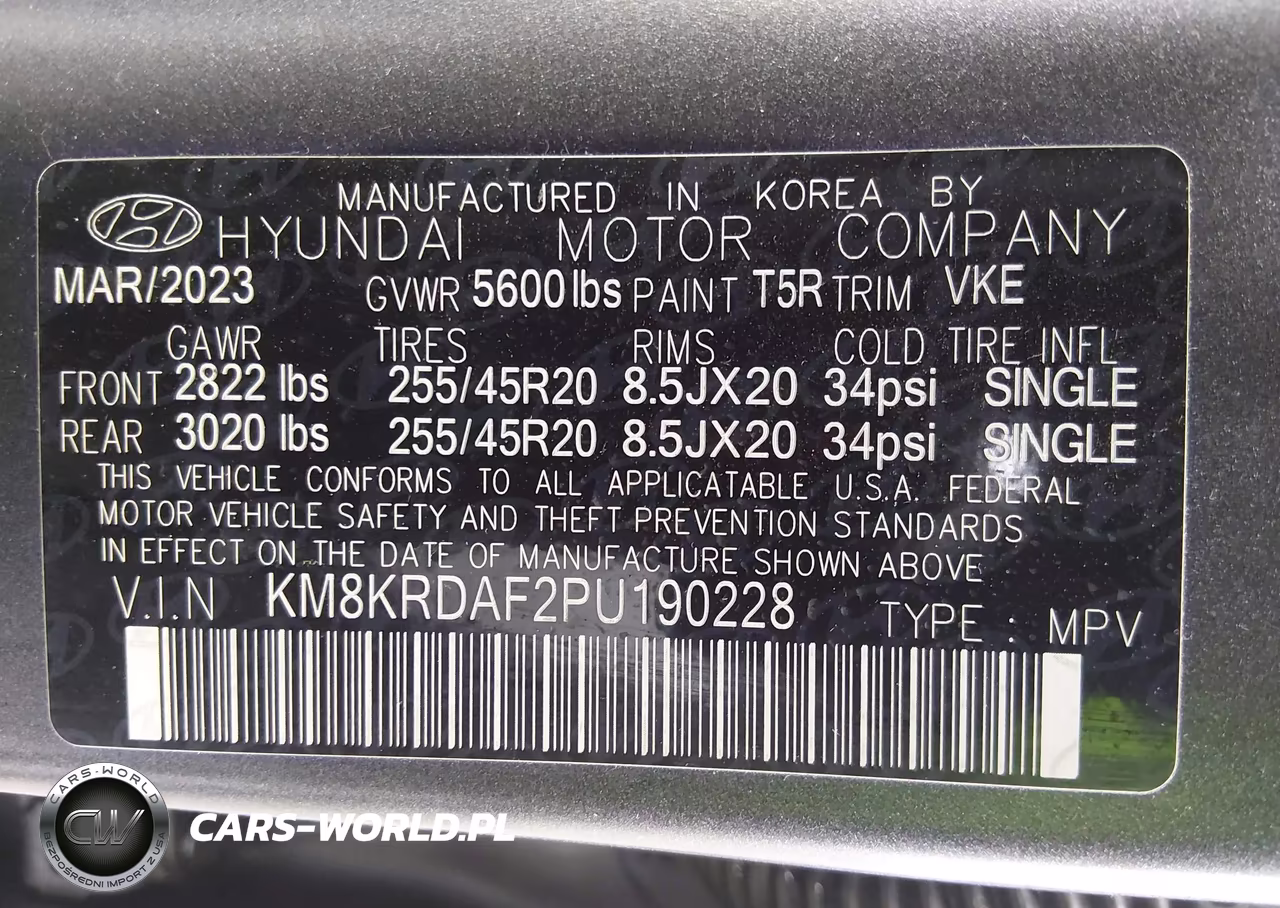 2023 Hyundai Ioniq 5 Limited VIN:KM8KRDAF2PU190228 - 9