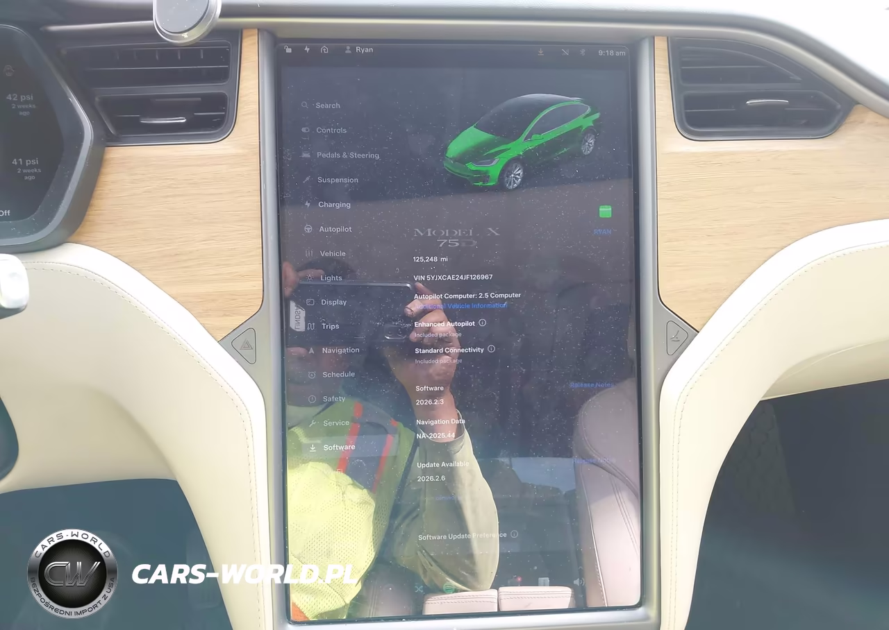 2018 Tesla Model X 100D-75D-P100D VIN:5YJXCAE24JF126967 - 19