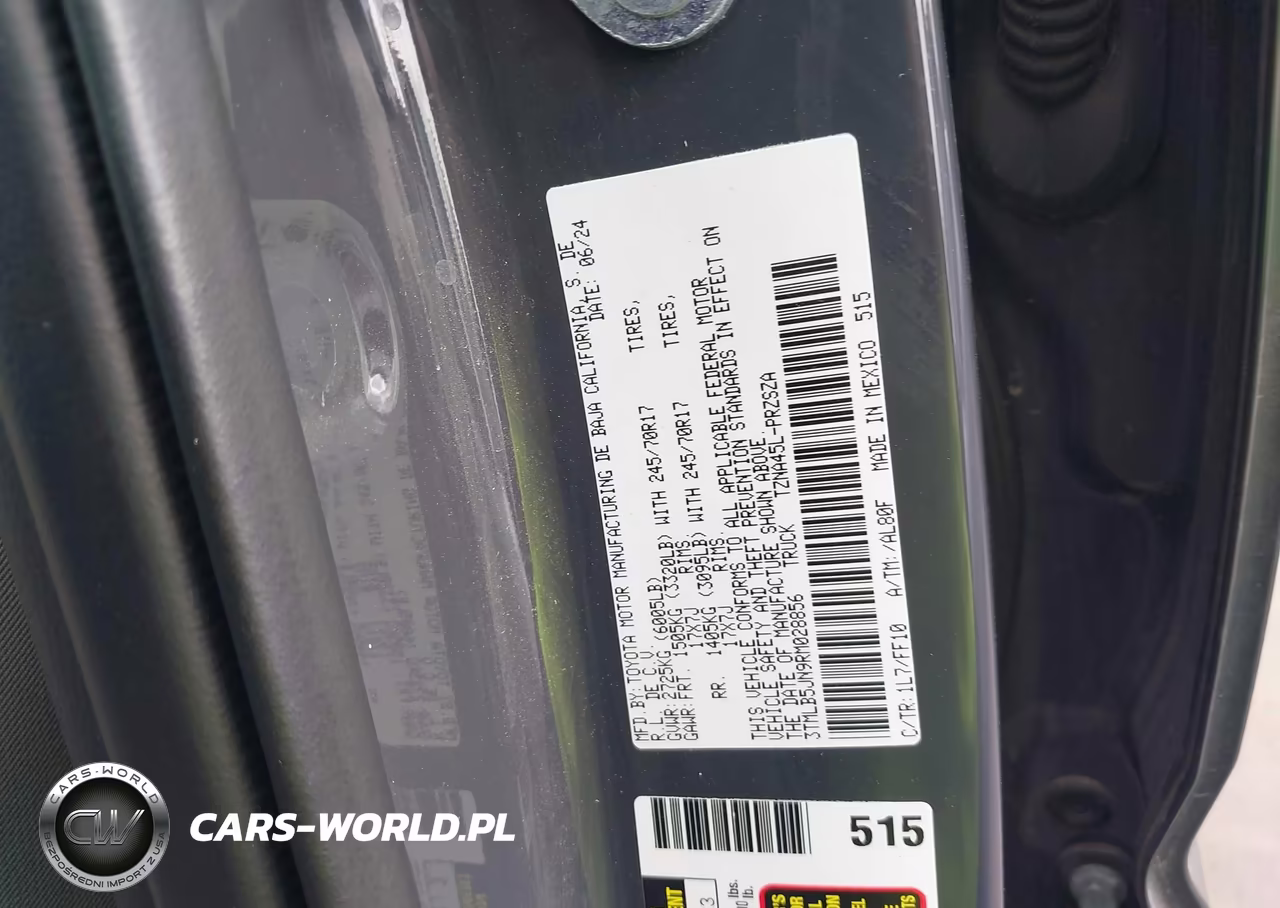 2024 Toyota Tacoma Sr5 VIN:3TMLB5JN9RM028856 - 9