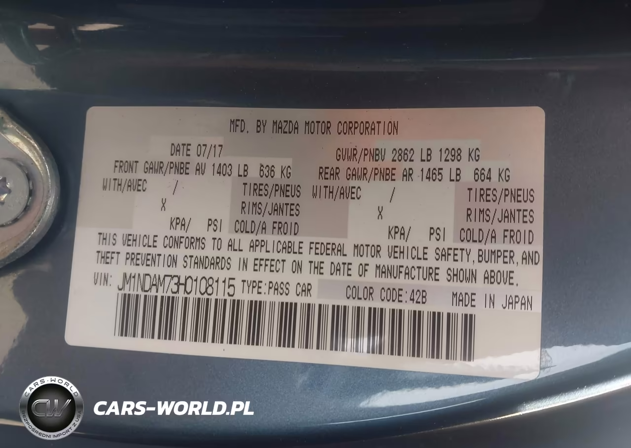 2017 Mazda Mx-5 Miata Rf Grand Touring VIN:JM1NDAM73H0108115 - 9