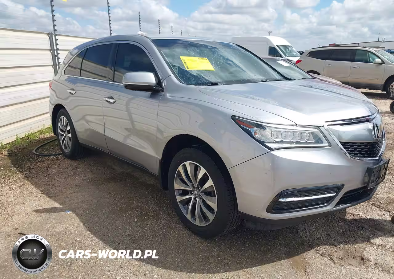 2016 Acura Mdx Technology Acurawatch Plus Packages-Technology Package