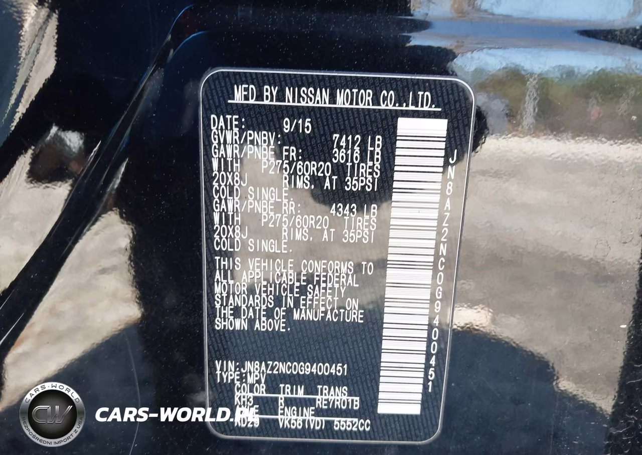 2016 Infiniti Qx80 VIN:JN8AZ2NC0G9400451 - 9
