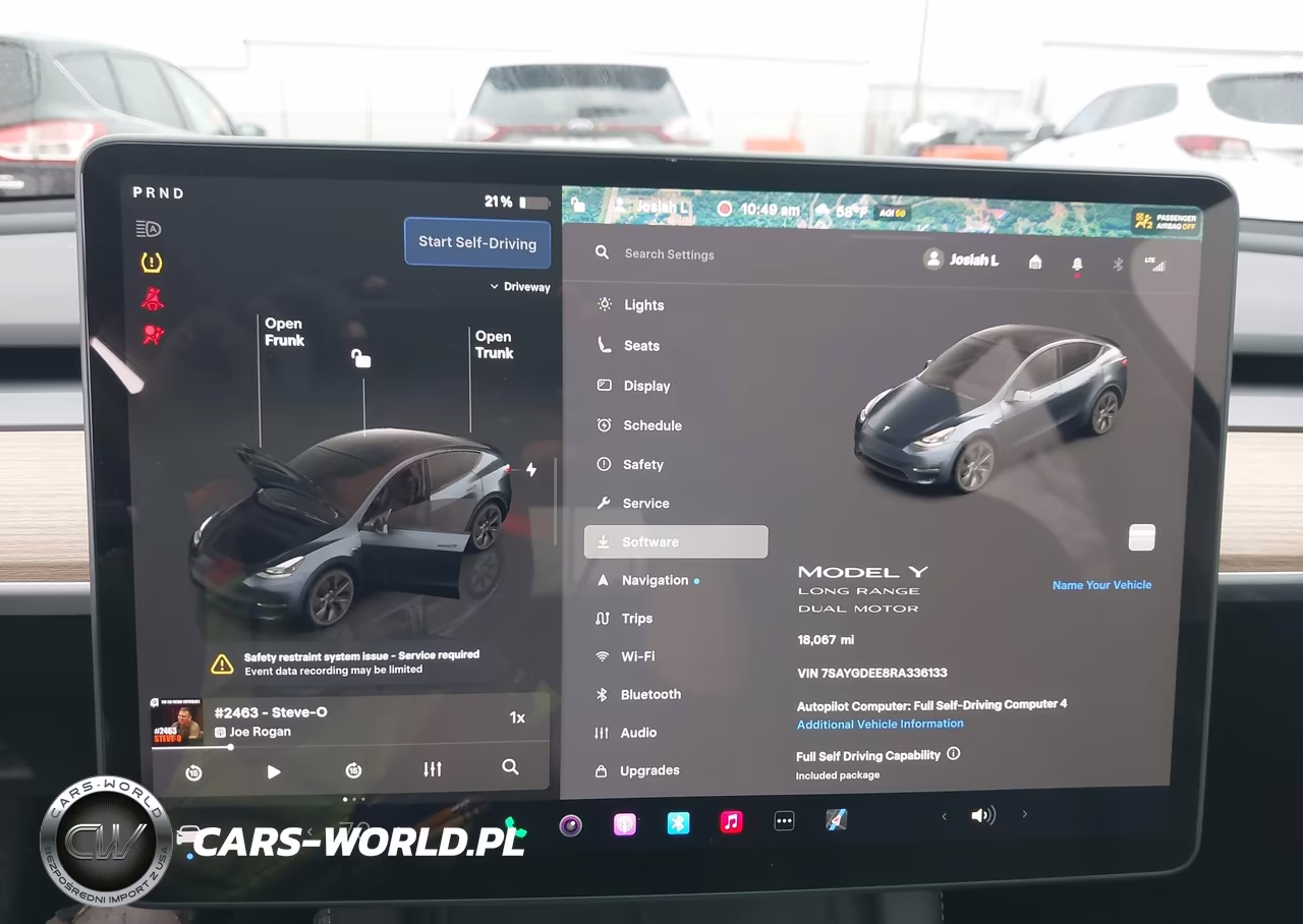 2024 Tesla Model Y Long Range Dual Motor All-Wheel Drive VIN:7SAYGDEE8RA336133 - 18
