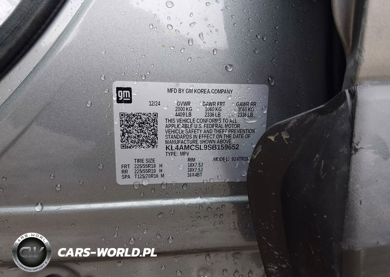 BUICK ENCORE GX VIN:KL4AMCSL9SB159652 - 9