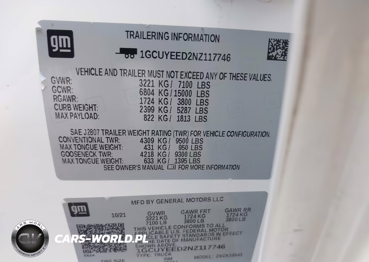 2022 Chevrolet Silverado 1500 Ltd 4Wd Short Bed Rst VIN:1GCUYEED2NZ117746 - 9