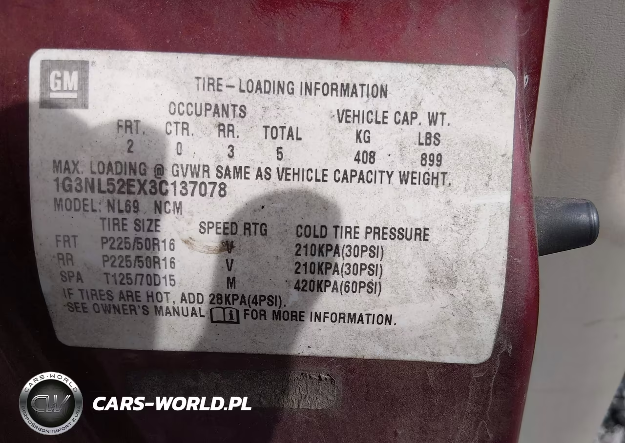 2003 Oldsmobile Alero Gl2 VIN:1G3NL52EX3C137078 - 9