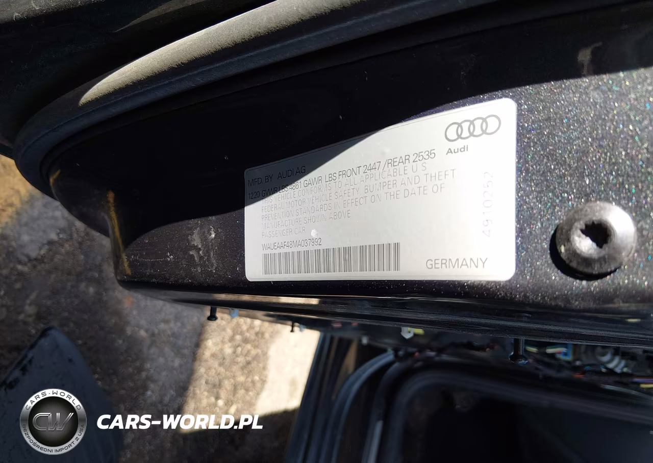 2021 Audi A4 Premium Plus 45 Tfsi S Line Quattro S Tronic VIN:WAUEAAF48MA037992 - 9