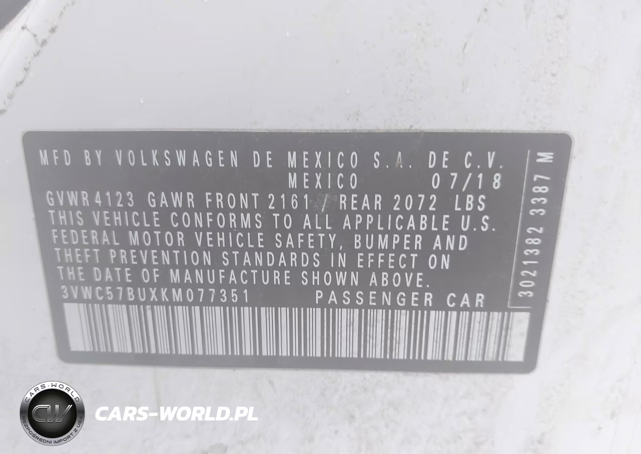 2019 Volkswagen Jetta 1.4T R-Line-1.4T S-1.4T Se VIN:3VWC57BUXKM077351 - 9