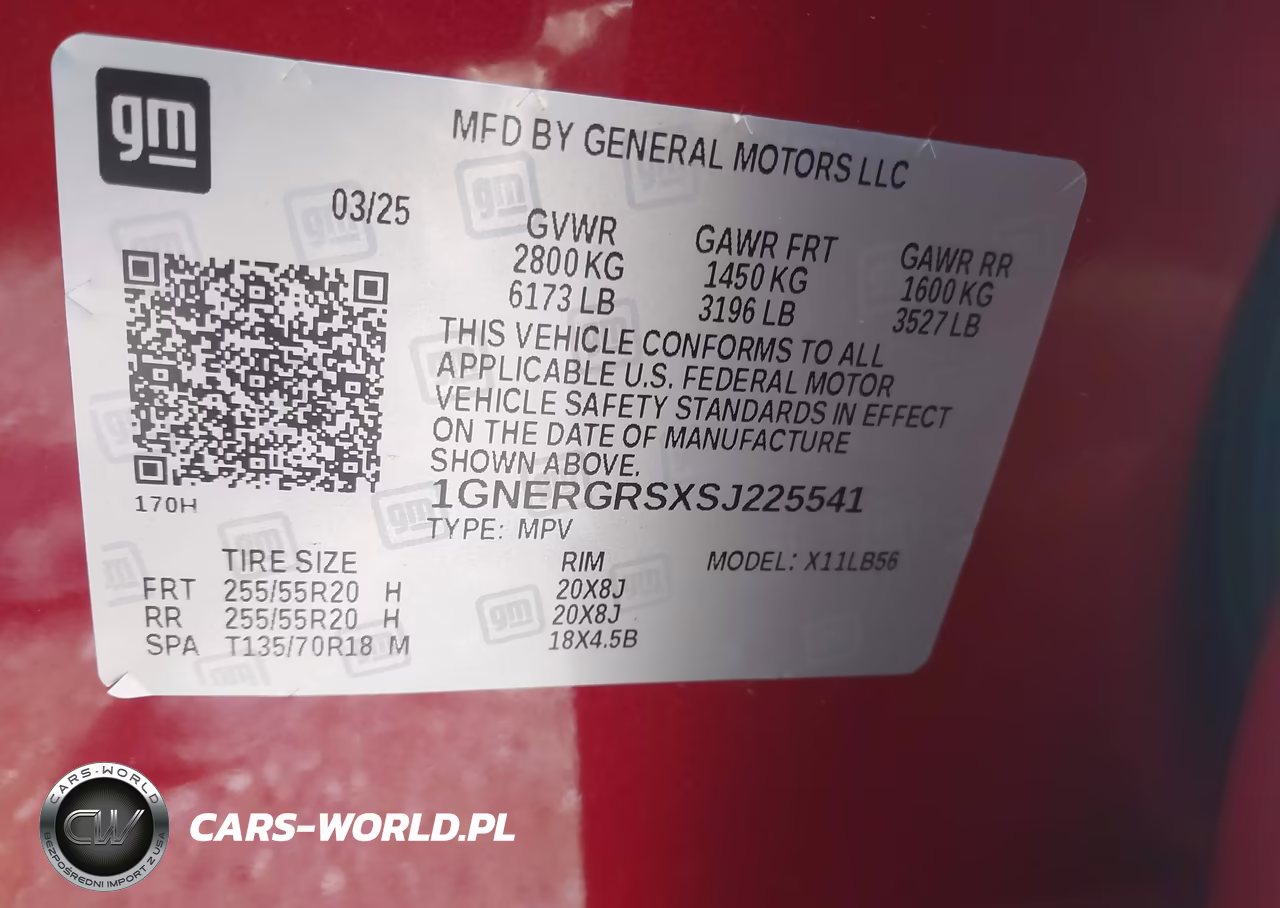2025 Chevrolet Traverse Fwd Lt VIN:1GNERGRSXSJ225541 - 9