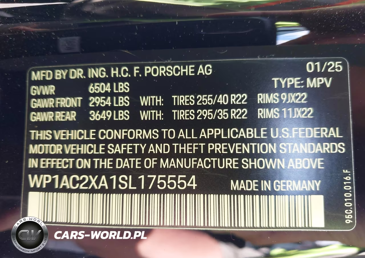 2025 Porsche Macan Electric Turbo VIN:WP1AC2XA1SL175554 - 9